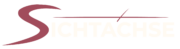 Sichtachse Logo mit stilisiertem S in Dunkelrot