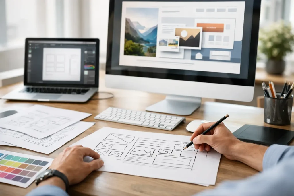 Webdesign ohne Template wirkt anders