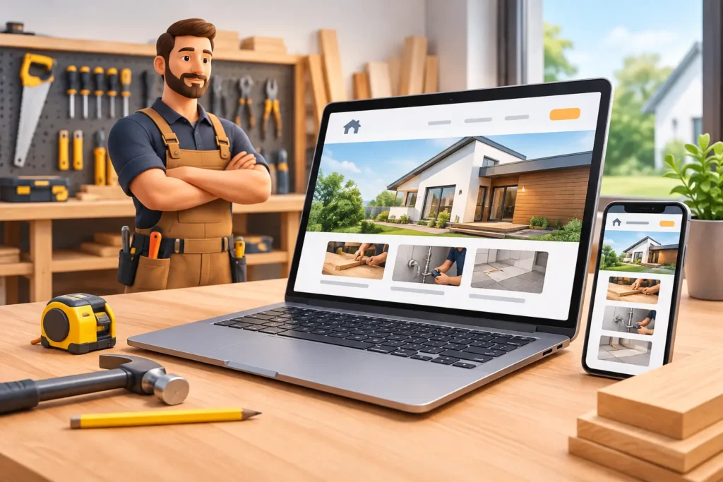 Individuelle Website für Handwerksbetrieb