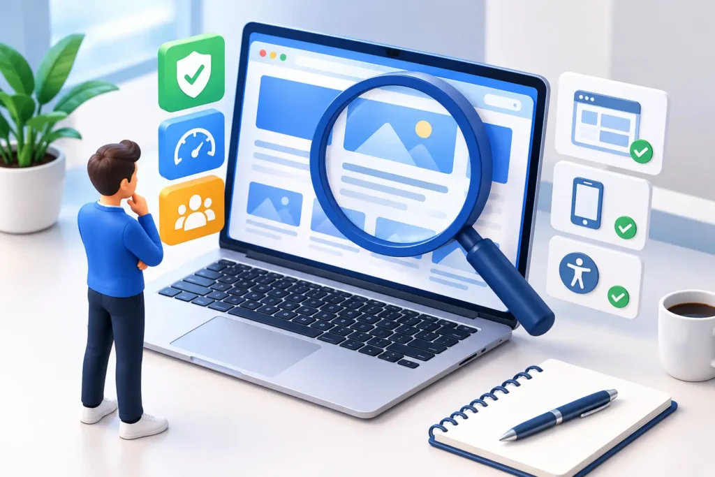 Website-Check für Unternehmen: Was wirklich zählt
